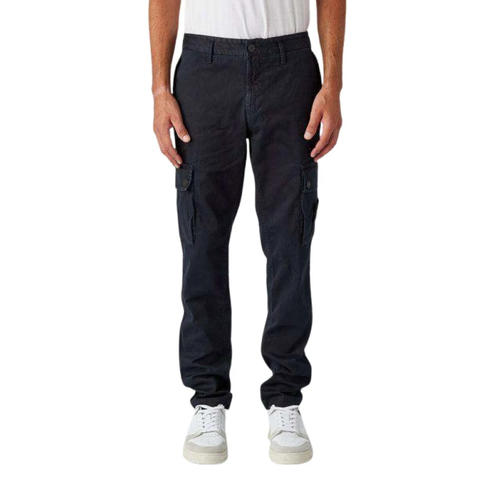 Stone Island Men's Blue Slim Fit Pants