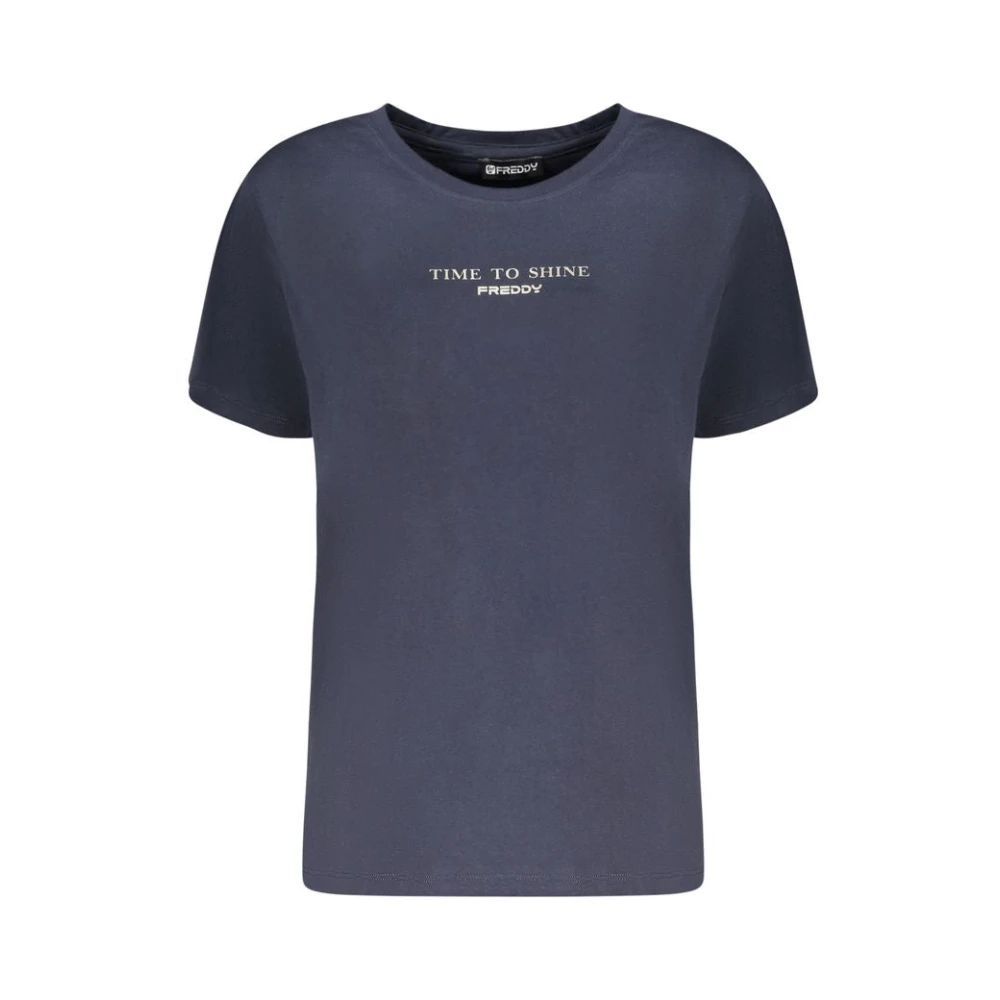 Freddy Donna Blu - Cotton T-Shirt - Tops - L