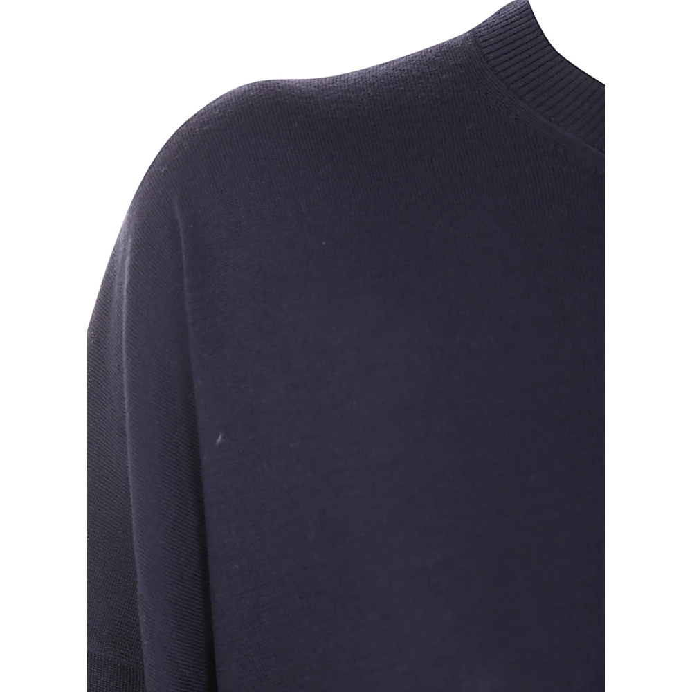 Goes Botanical Merino Super 140's Sweater Blue Dames