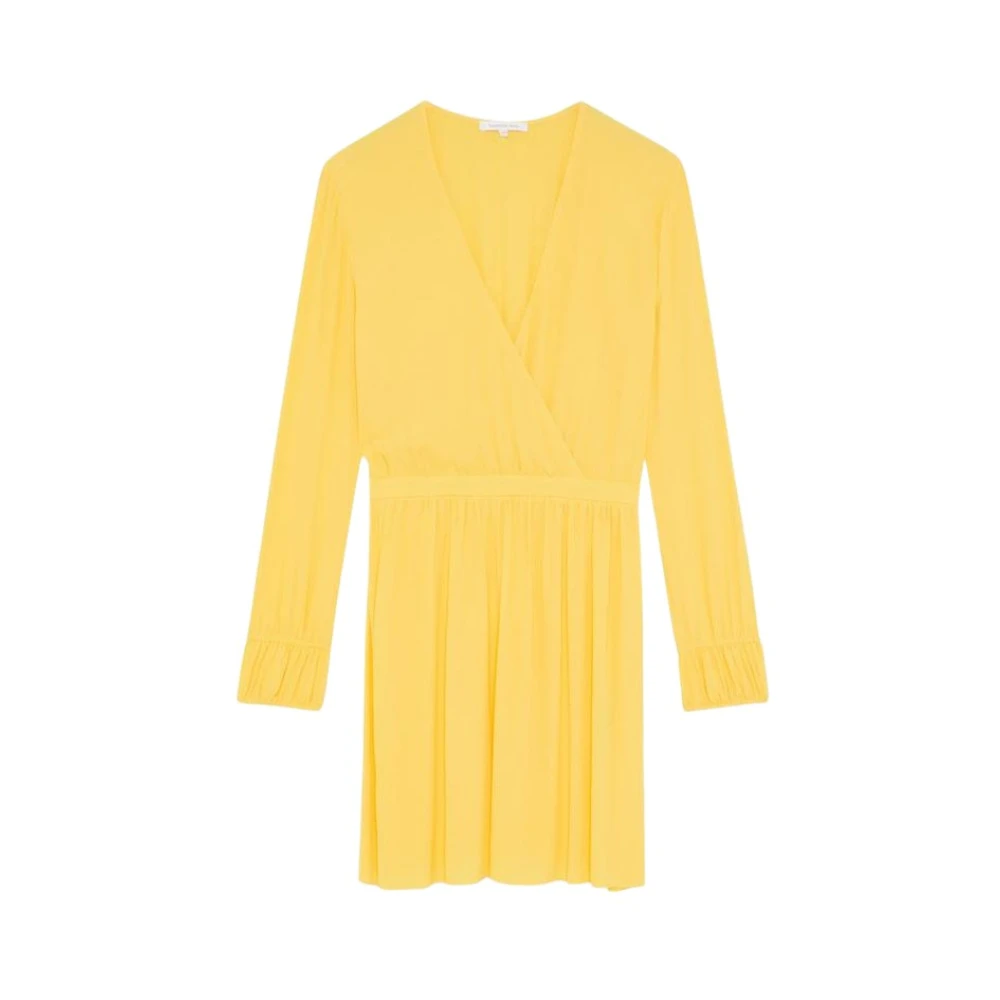 Patrizia Pepe Femme Jaune Robes, Taille: 44 Fr Robe Courte