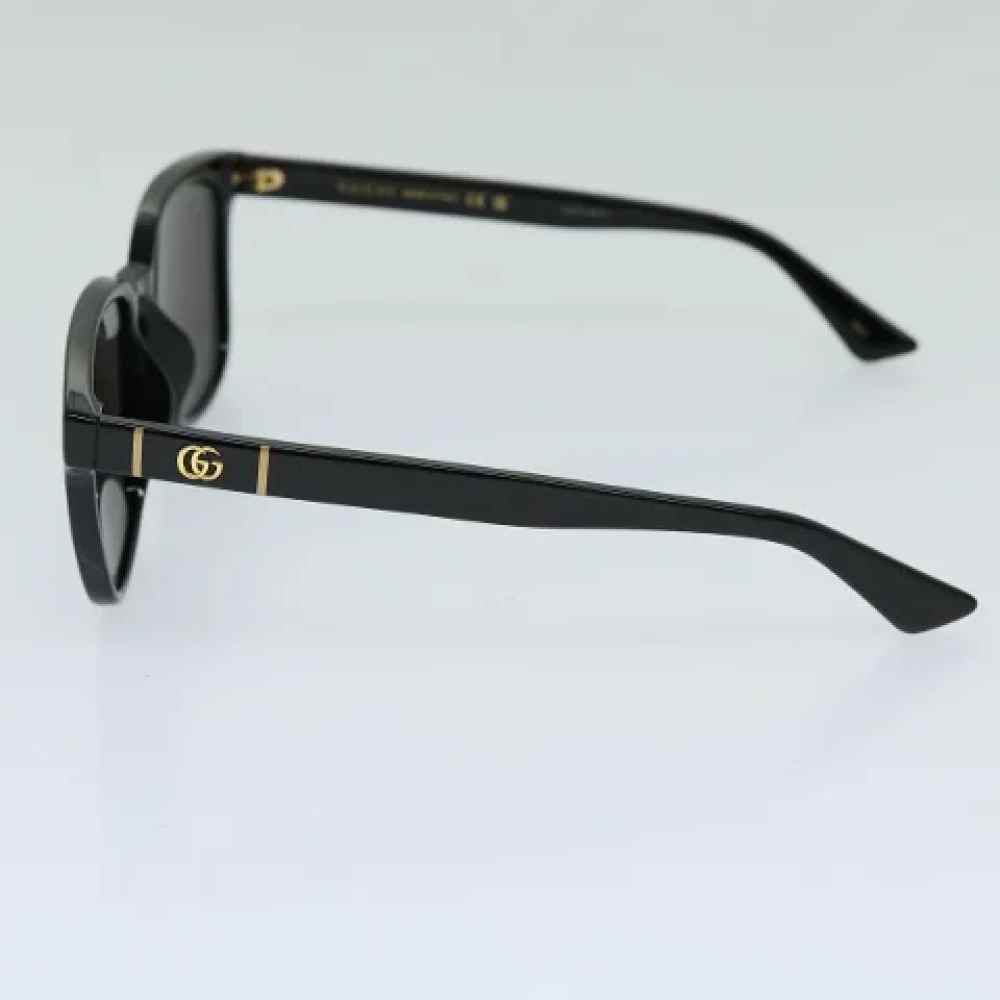 Gucci Vintage Pre-owned Plastic sunglasses Black Dames