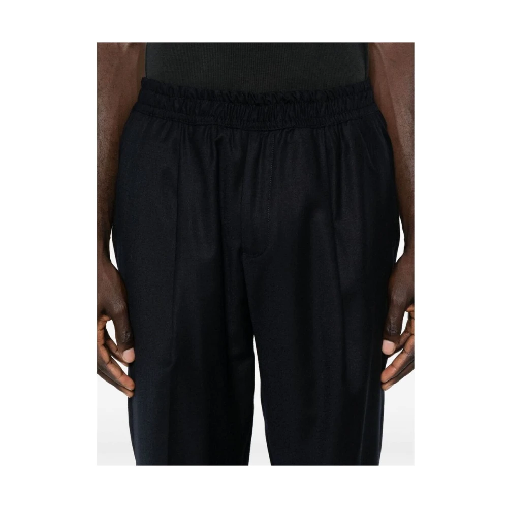 Briglia Middernachtblauwe Wollen Broek Blue Heren