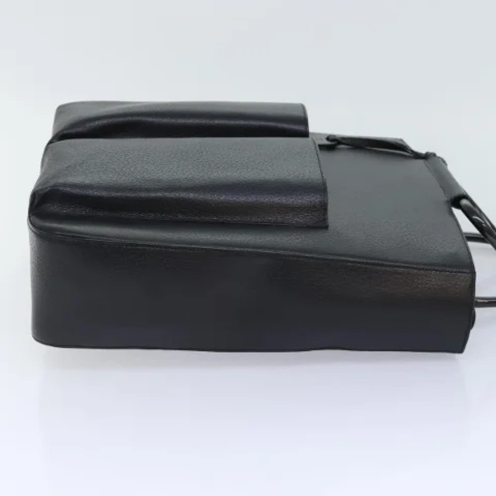 Gucci Vintage Pre-owned Leather handbags Black Dames