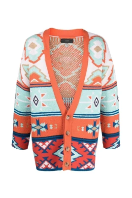 Röda Desert Road Jacquard Sweaters