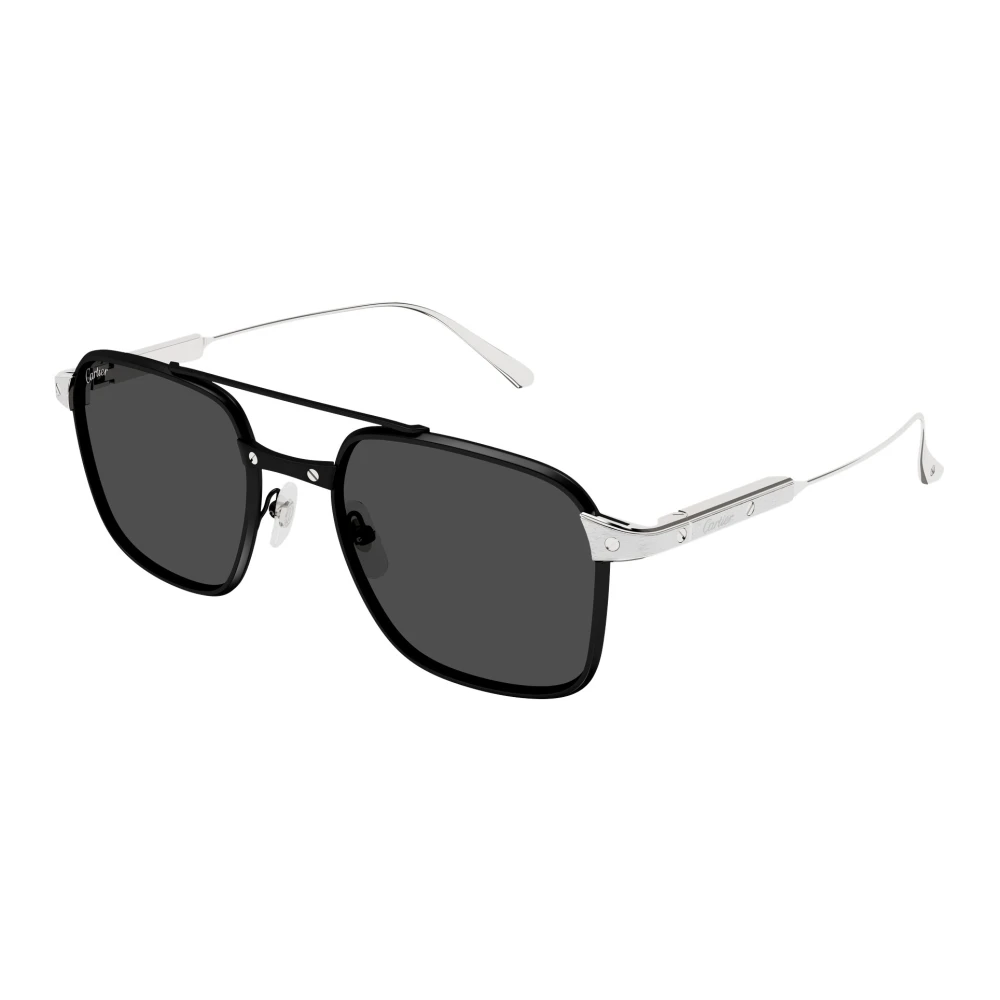 Cartier Men's Black Sunglasses, 54 Mm, Sunglasses