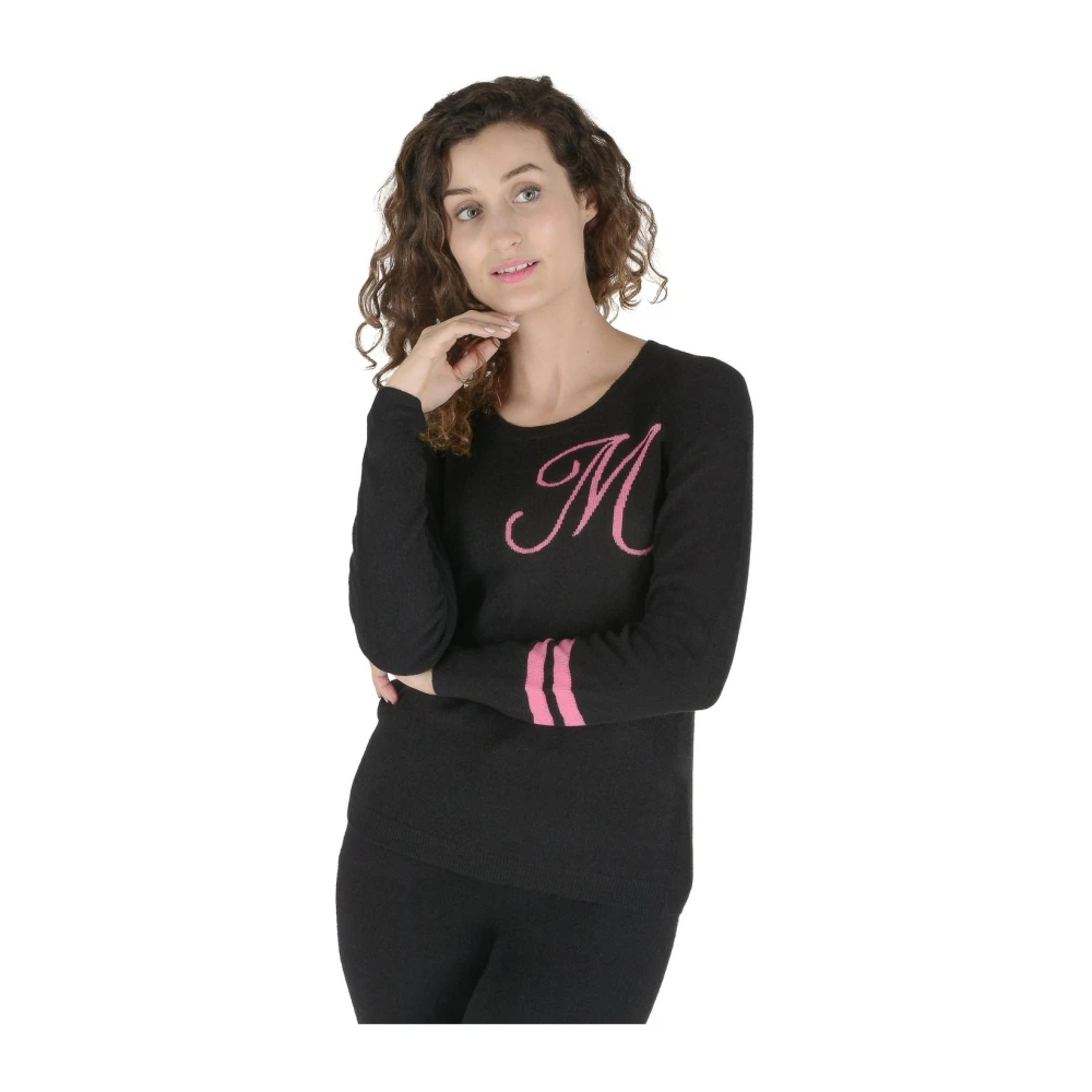 Dee Ocleppo Donna Nero - Cashmere Pullover Sweater - Knitwear - L