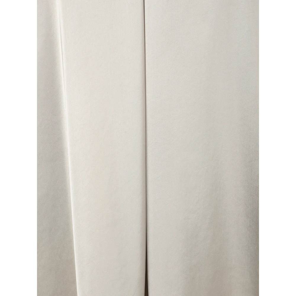 Fabiana Filippi Satijnen Viscose Elegante Top Gray Dames