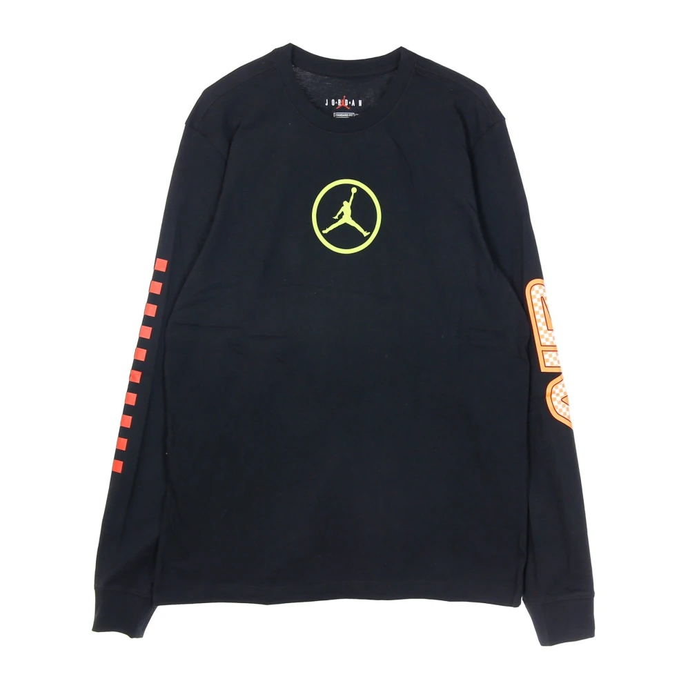 Jordan Sport DNA Hybrid Longsleeve T-shirt Black Heren