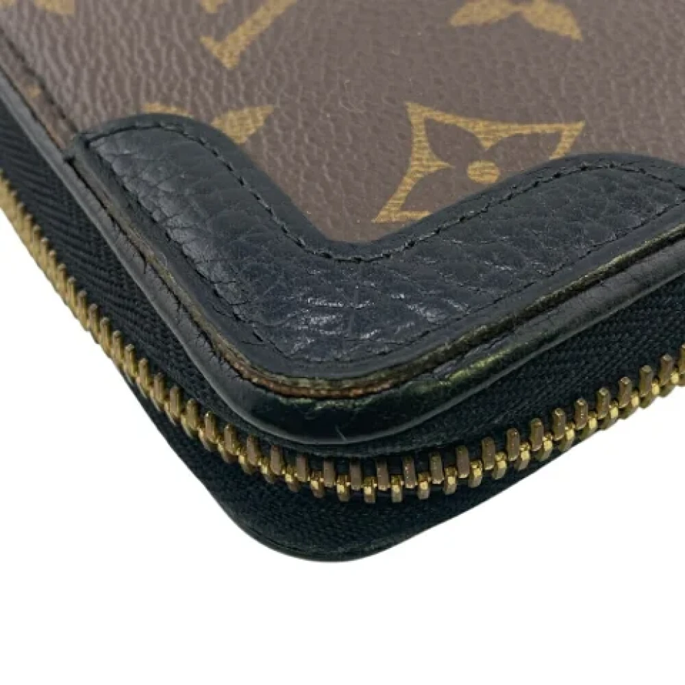 Louis Vuitton Vintage Pre-owned Canvas wallets Black Dames