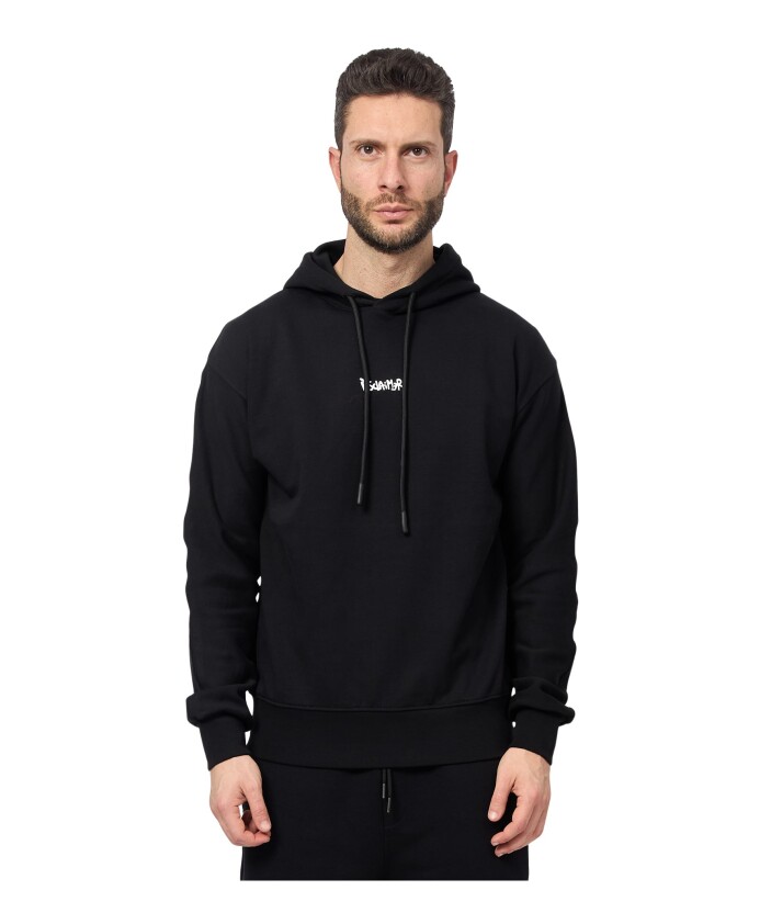 sweat-a-capuche-noir-en-coton