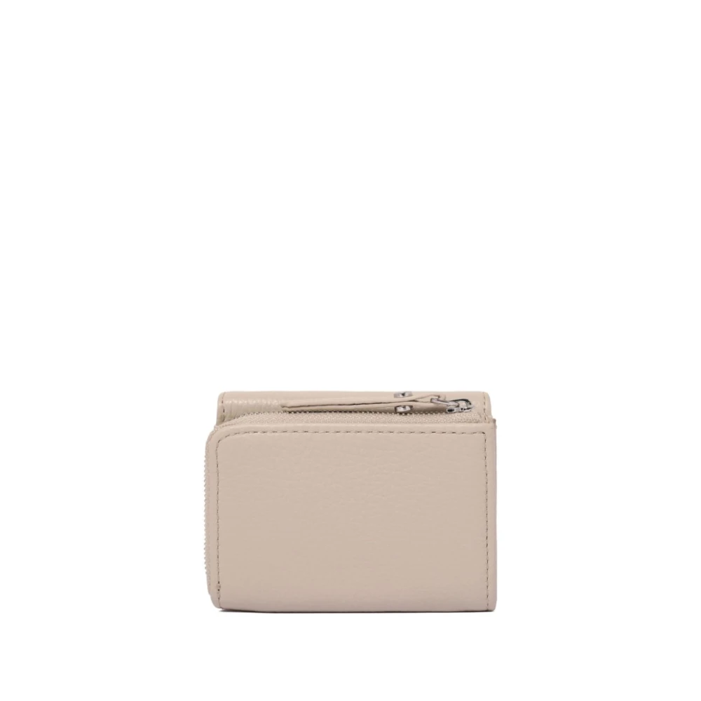 Gianni Chiarini Beige Leren Bi-Fold Portemonnee Beige Dames