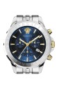 montre-homme-chronographe-signature-bleue