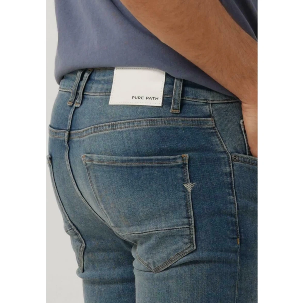 Pure Path Heren Jeans W1201 The Dylan Blue Heren