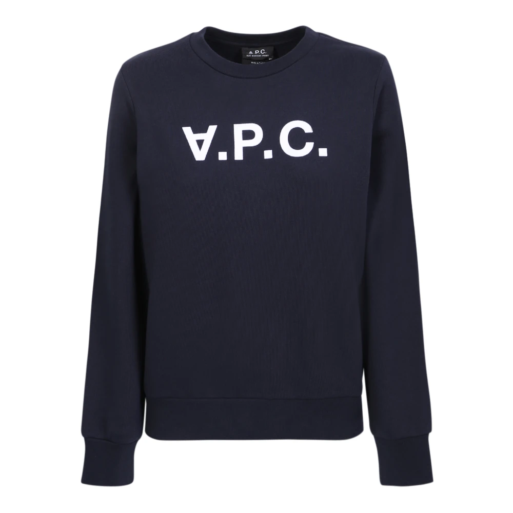 A.p.c. Blå Sweatshirt Ss23 Damkläder