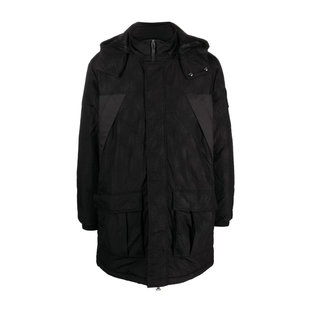 Emporio Armani Ea7 Hombre Negro - Abrigo Caban - Coats - M