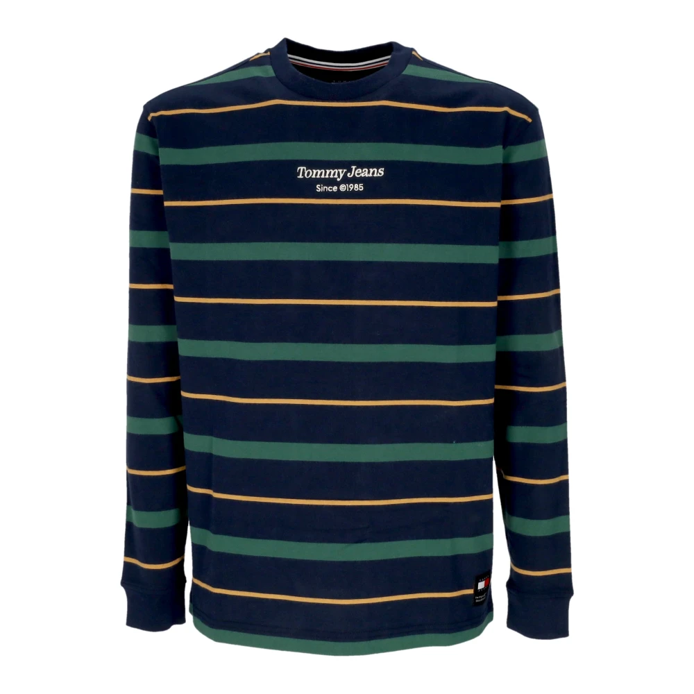 Tommy Hilfiger Gestreept lange mouwen shirt Marineblauw Multicolor Heren