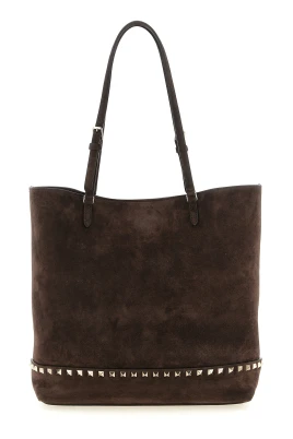 Rockstud Medium Suede Tote