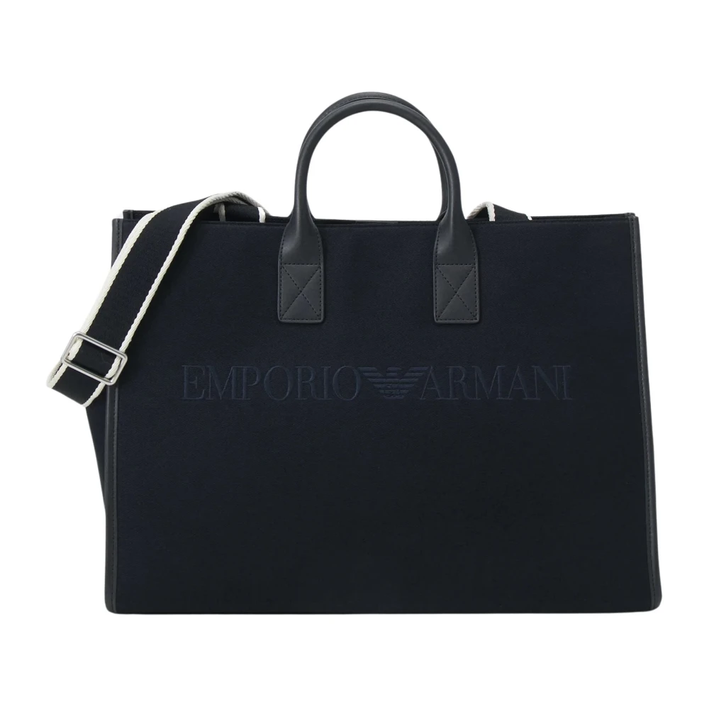Emporio Armani Uomo Blu Borse, Taglia Unica, New,