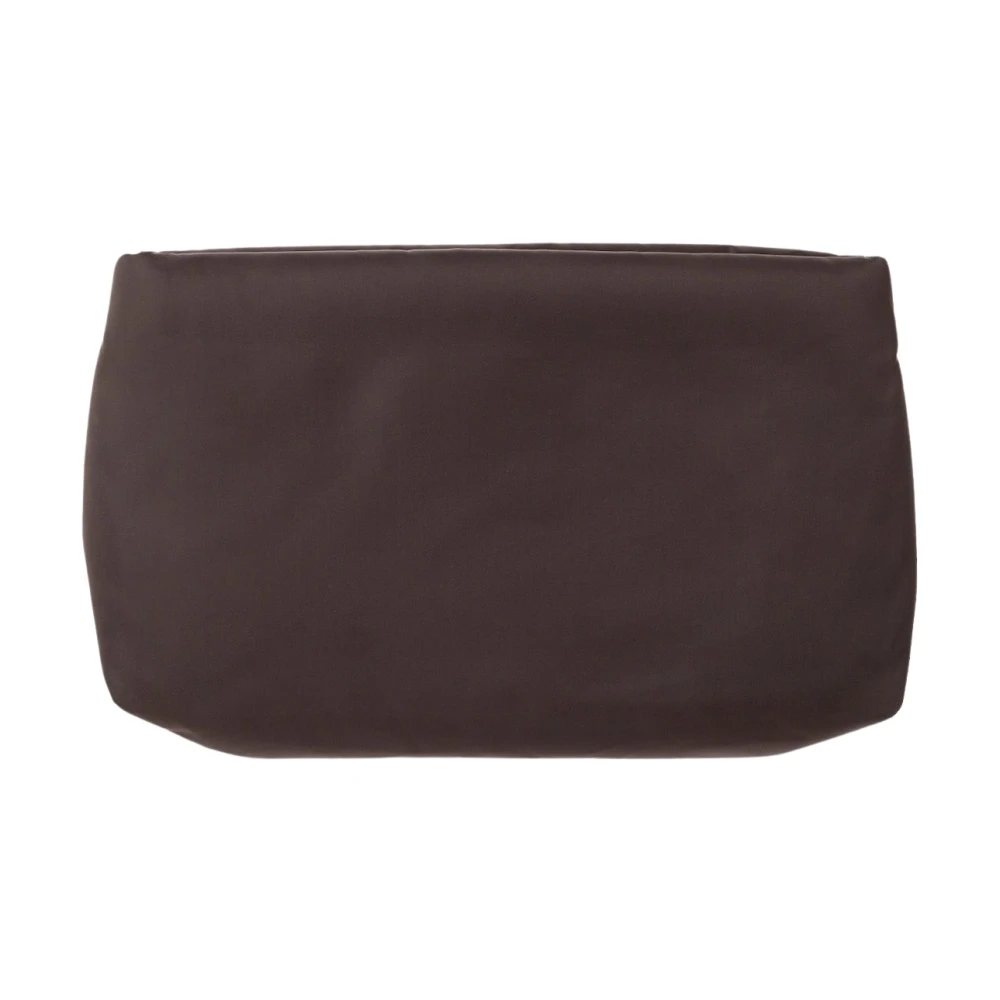 IVY OAK Glanzende Bruine Gevoerde Clutch met Zakken Brown Dames
