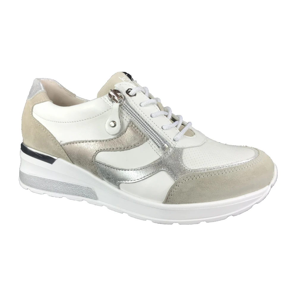 Waldläufer Casual Sneaker Schoenen Dames Schoenen Beige