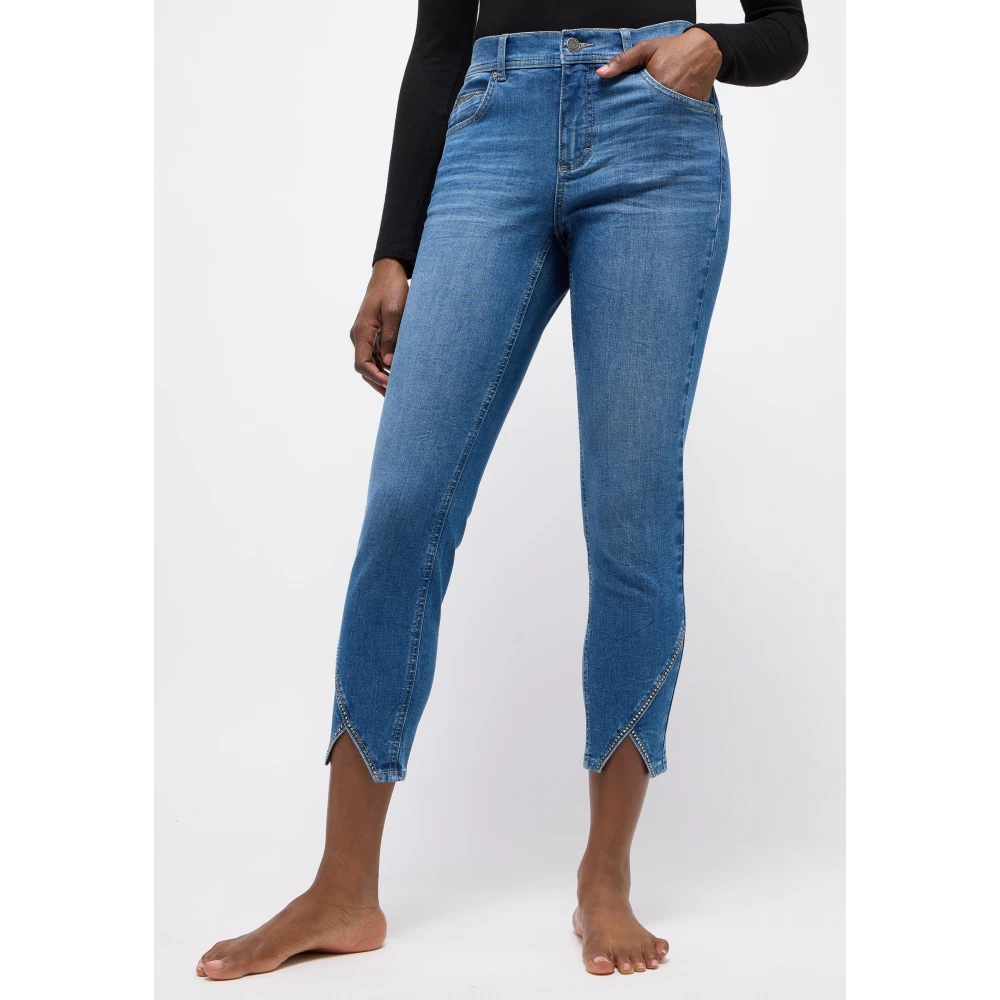 Angels Glam Detail Ornella Jurk Blue Dames