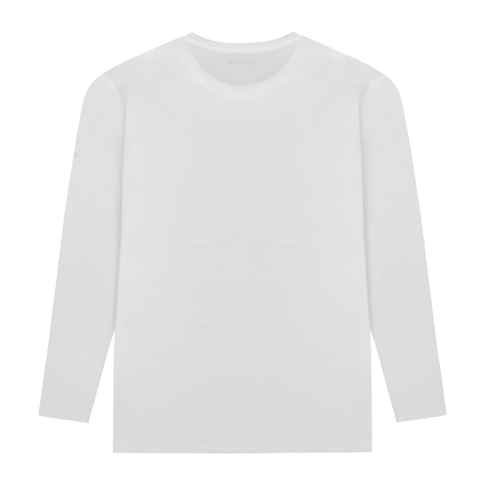 People of Shibuya Lange mouw technisch T-shirt Unzoi Pm755M White Heren