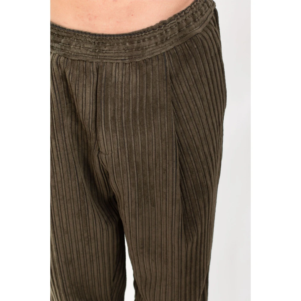 Briglia Ribfluwelen Broek in Savoys Stijl Green Heren