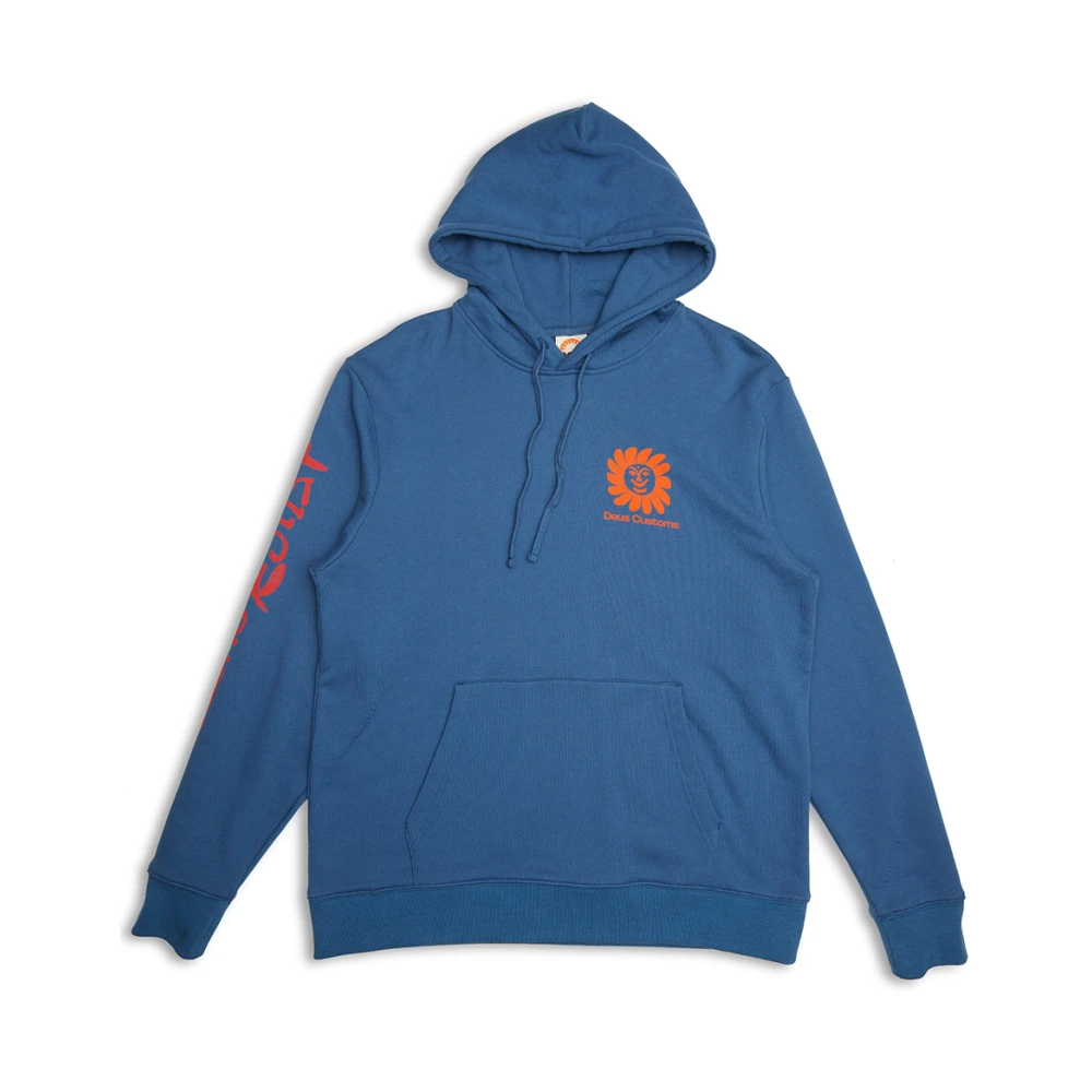 Deus Ex Machina Vintage Helios Hoodie Blue Heren