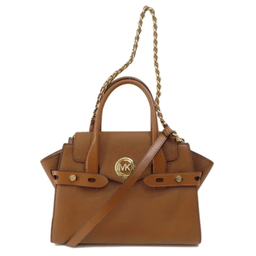 Michael Kors Pre-owned Fabric handbags Brown Dames