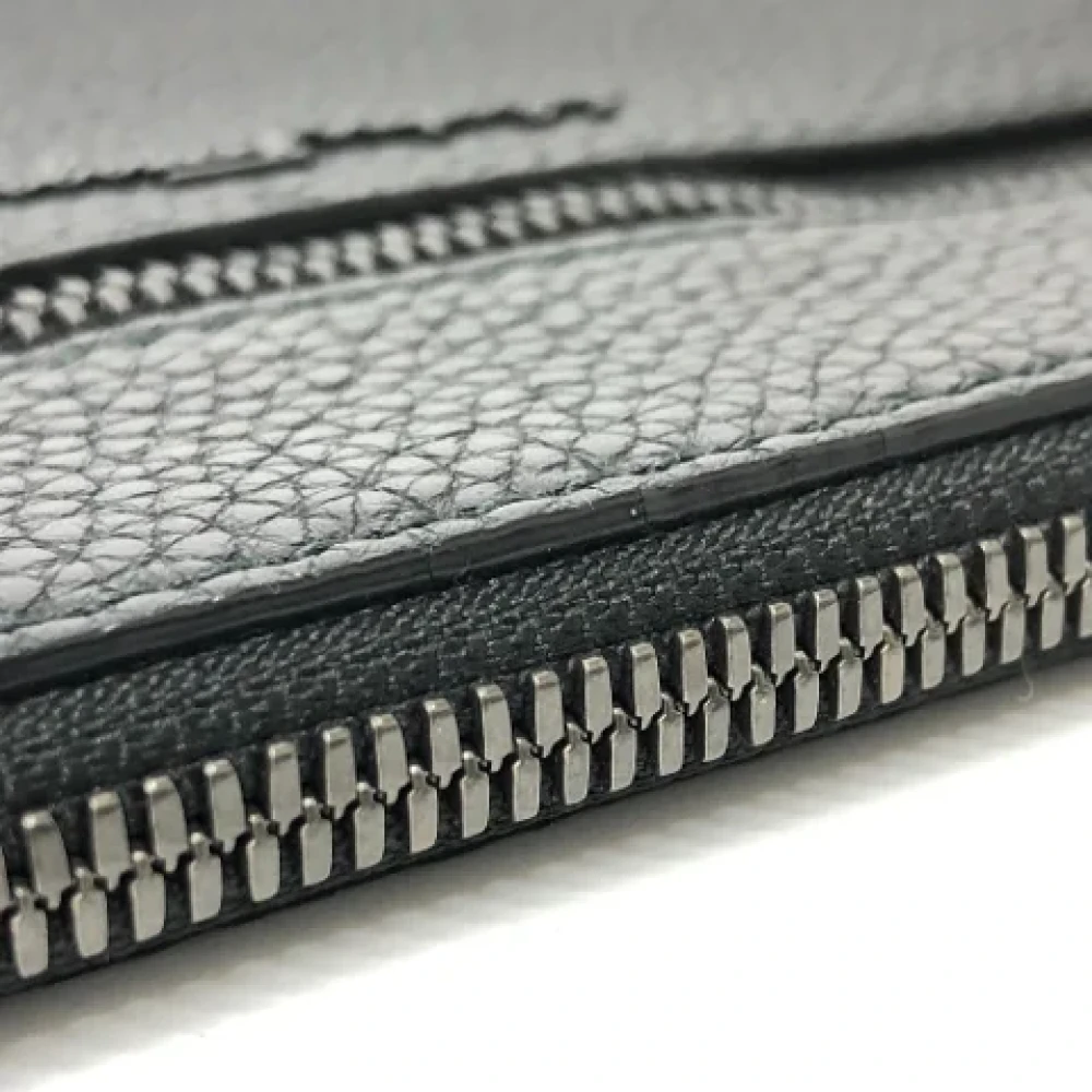 Salvatore Ferragamo Pre-owned Leather clutches Black Heren