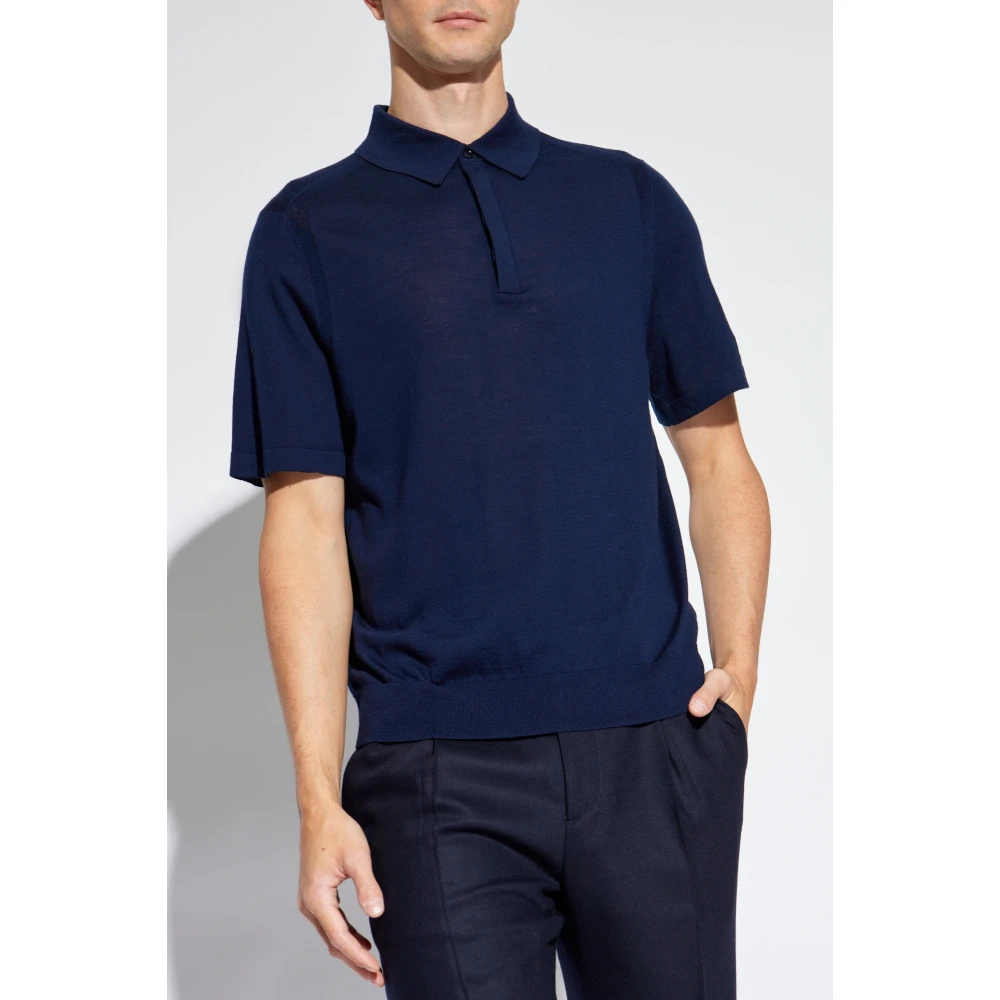Paul Smith Wollen trui Blue Heren