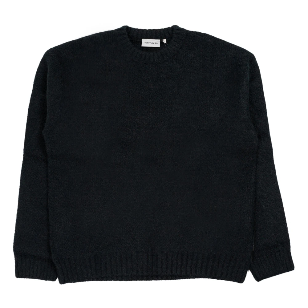 Carhartt WIP Gestreepte Gebreide Trui in Zwart Black Heren