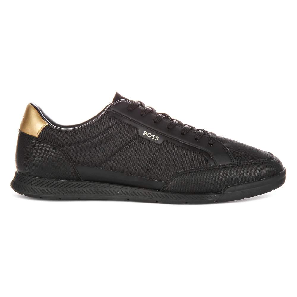 Hugo Men's Black Nitan Lowp Tx Trainers - Sneakers - 7 Uk - Shoes