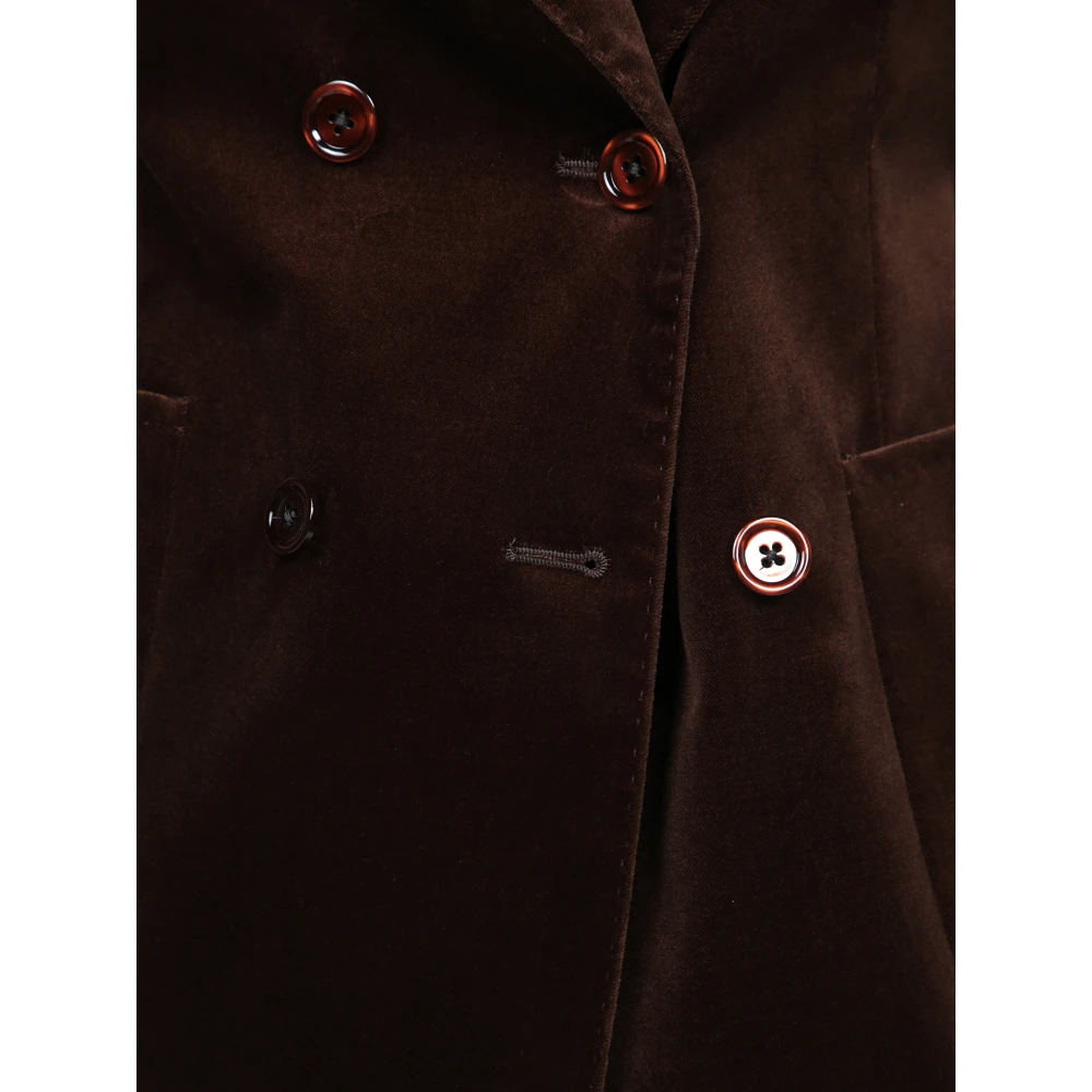 Tagliatore Dameskleding Jas Bruin Aw24 Brown Dames