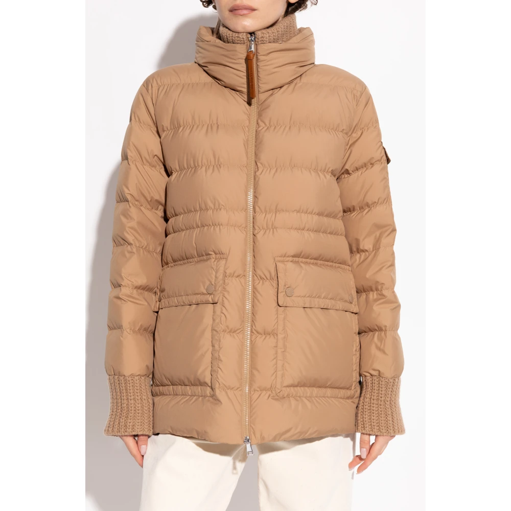 Moncler Baux Donsjas Beige Dames