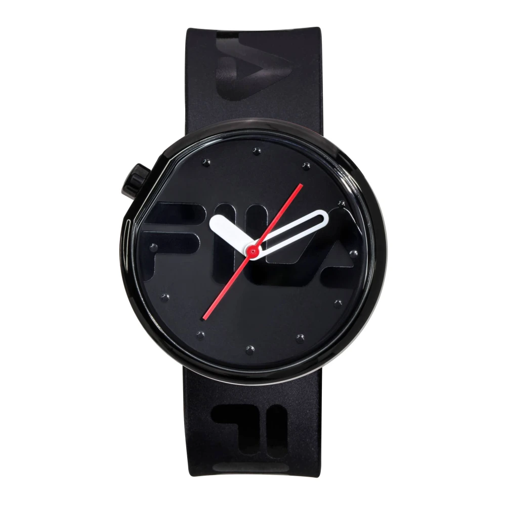 Fila Unisex Black Sporty Watch Stylish Model - Watches - One Size - Accessories