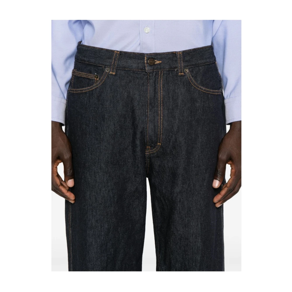Haikure Stay Raw Denim Jeans Blue Heren