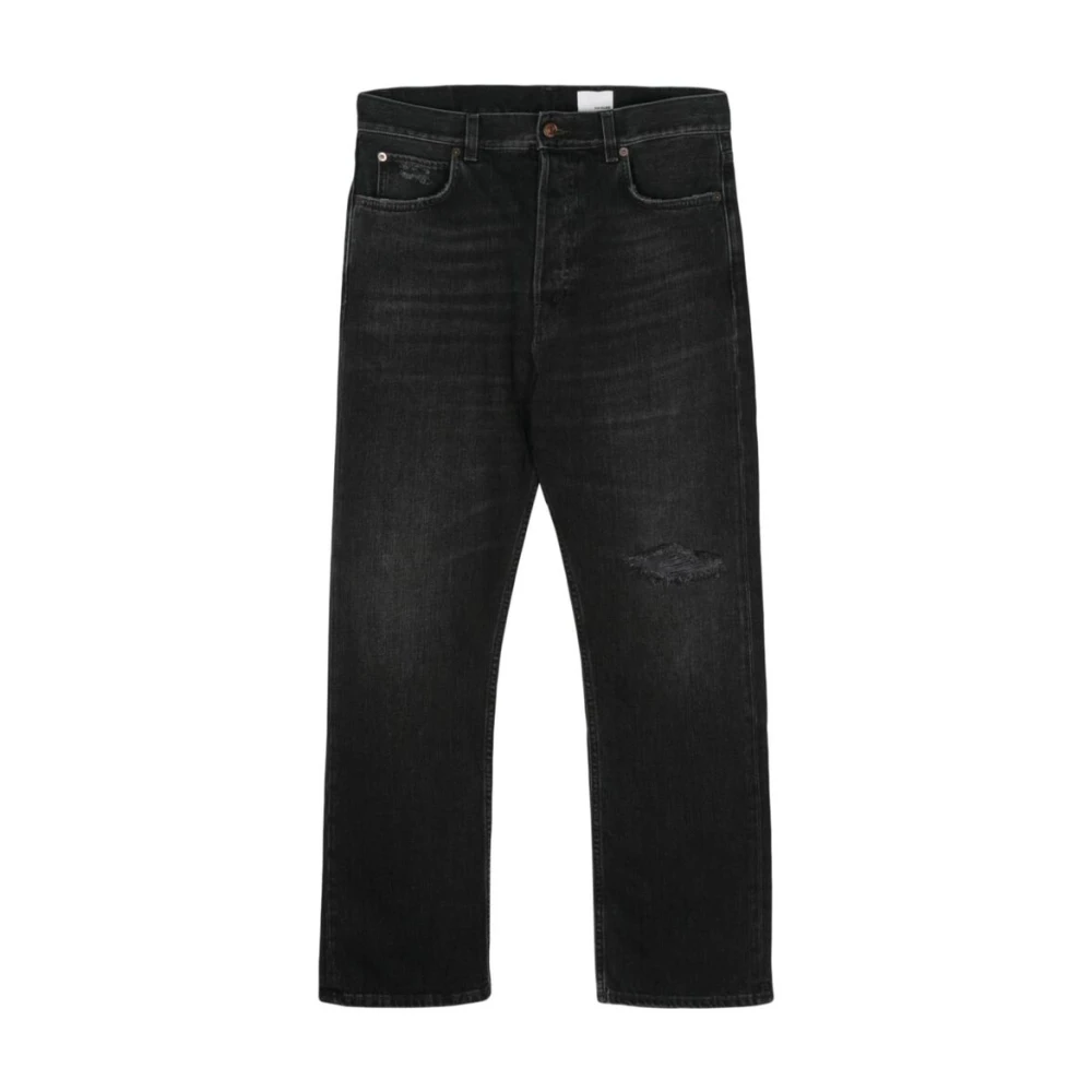 Haikure Zwarte Distressed Denim Jeans Black Heren