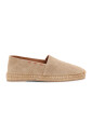 chaussures-plates-en-daim-beige