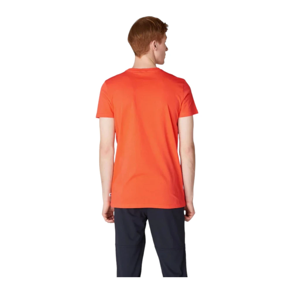 K-way Korte Mouw T-shirt Orange Heren