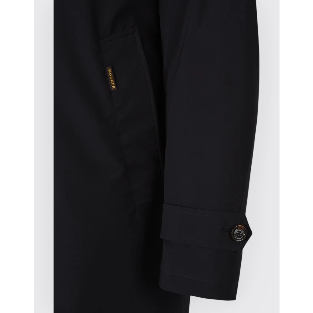 Moorer Stijlvolle Trenchcoat met Vittor-Ac Black Heren