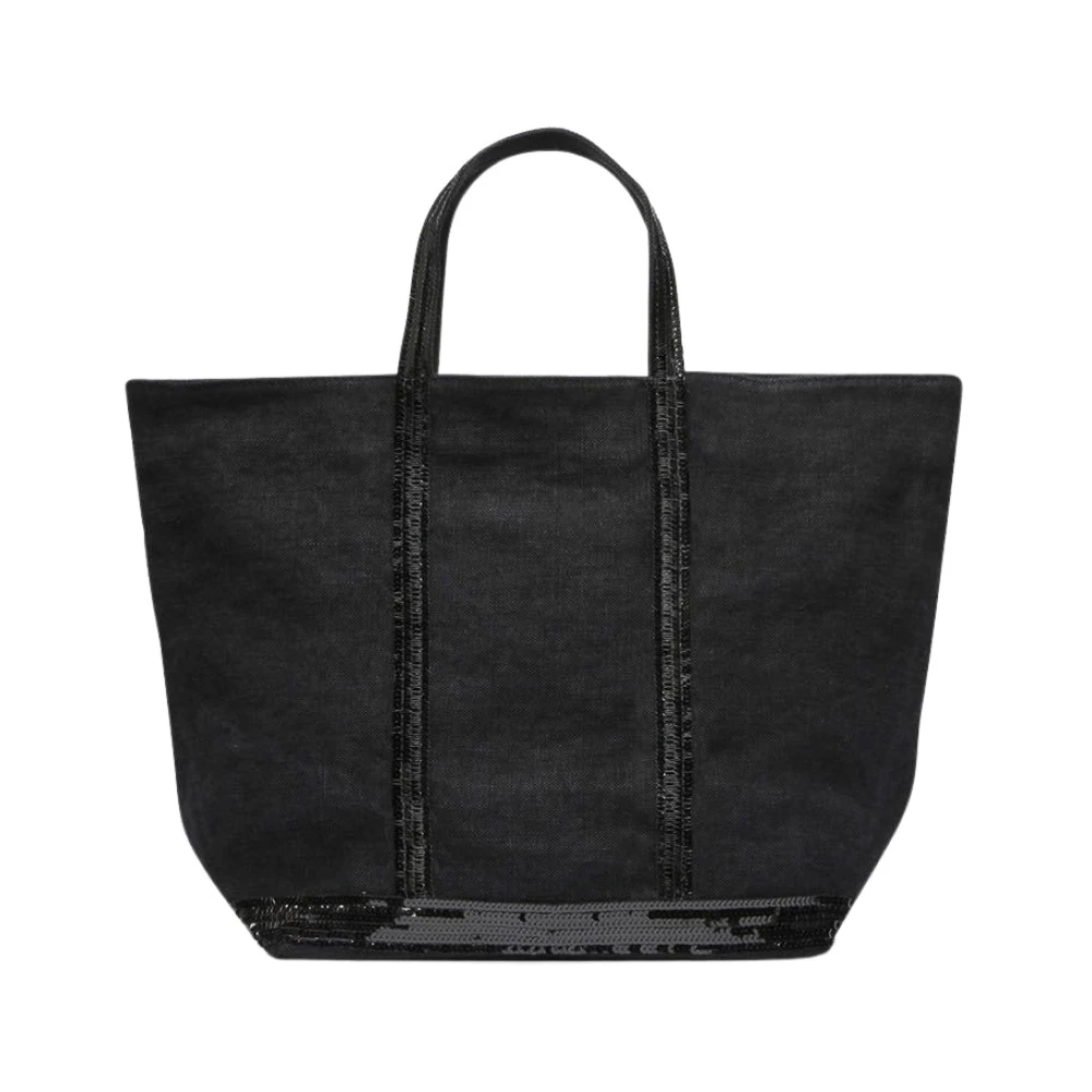 Vanessa Bruno Zwarte Rits Medium Handtas Black Dames