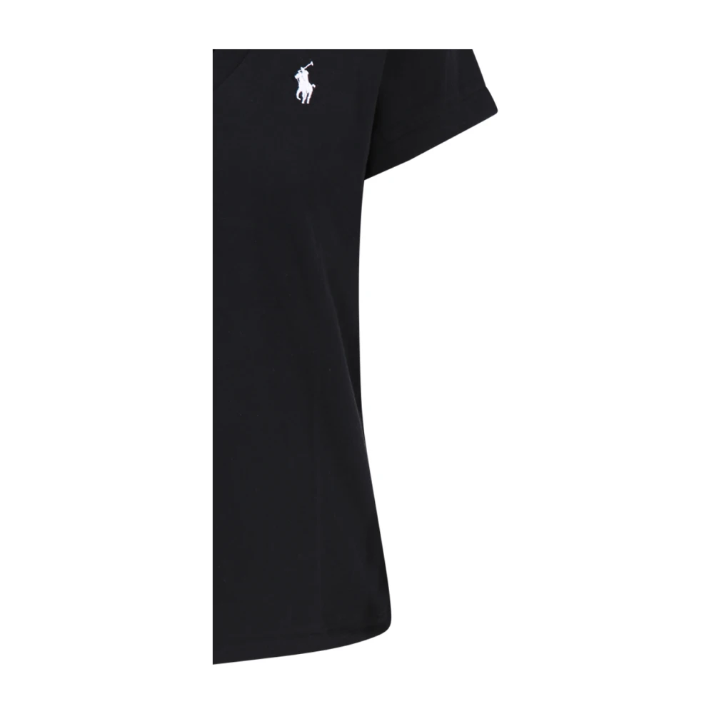 Ralph Lauren Zwart Polo T-shirt met Korte Mouwen Black Dames
