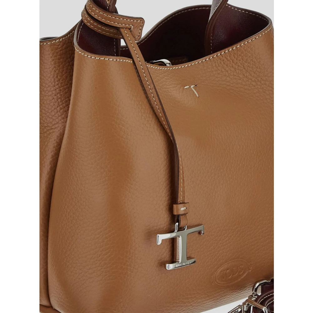 TOD'S Medium Tote Bag Klassiek Model Brown Dames