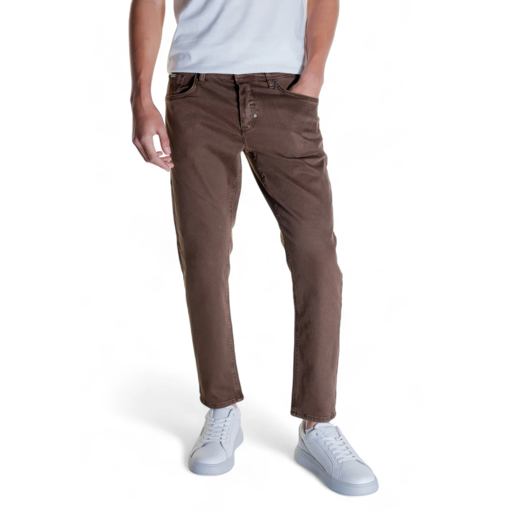 Antony Morato Vintage Enkel Jeans voor Mannen Brown Heren