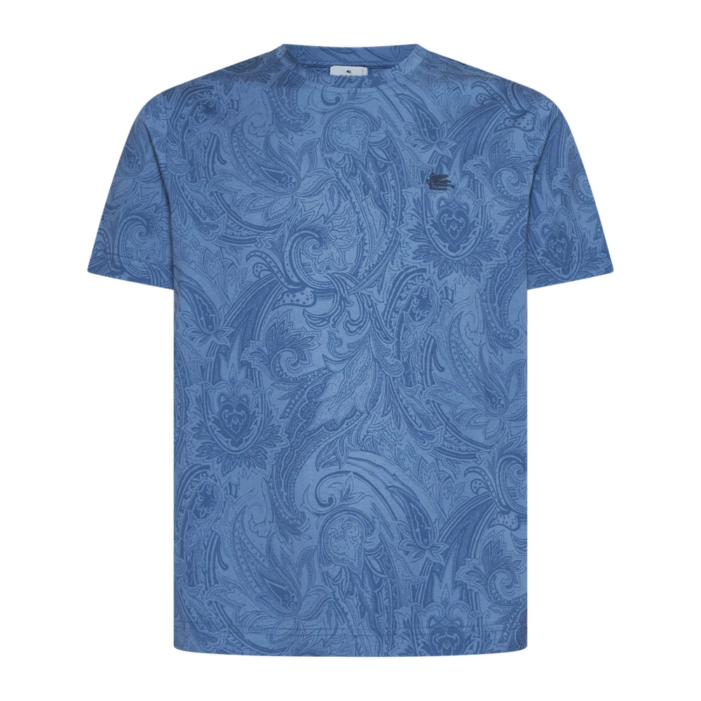 ETRO Stijlvolle T-shirts en Polos Blue Heren