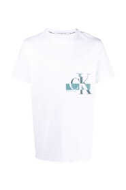 Hvide T-shirts og Polos fra Calvin Klein Jeans