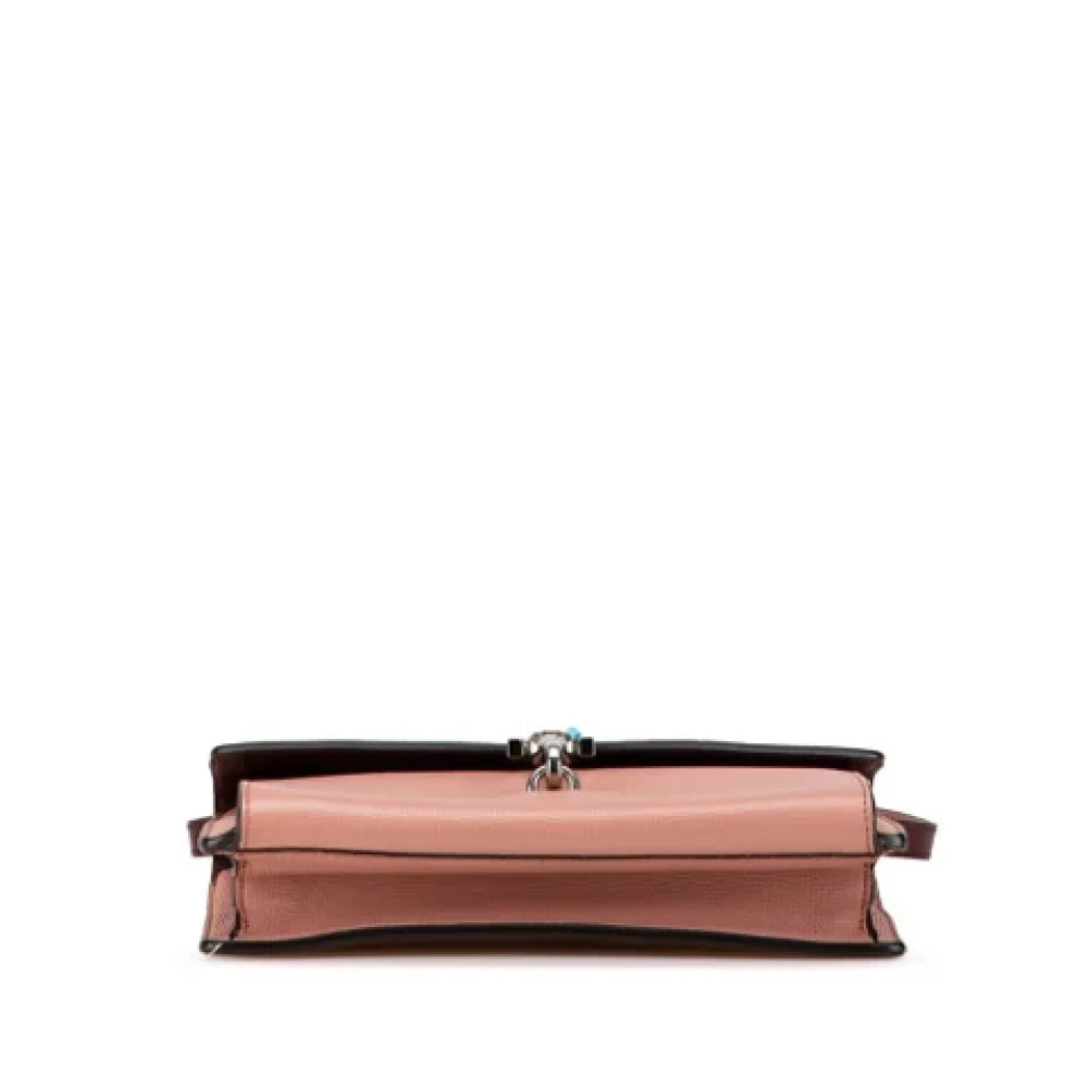 Burberry Vintage Pre-owned Leather shoulder-bags Pink Dames