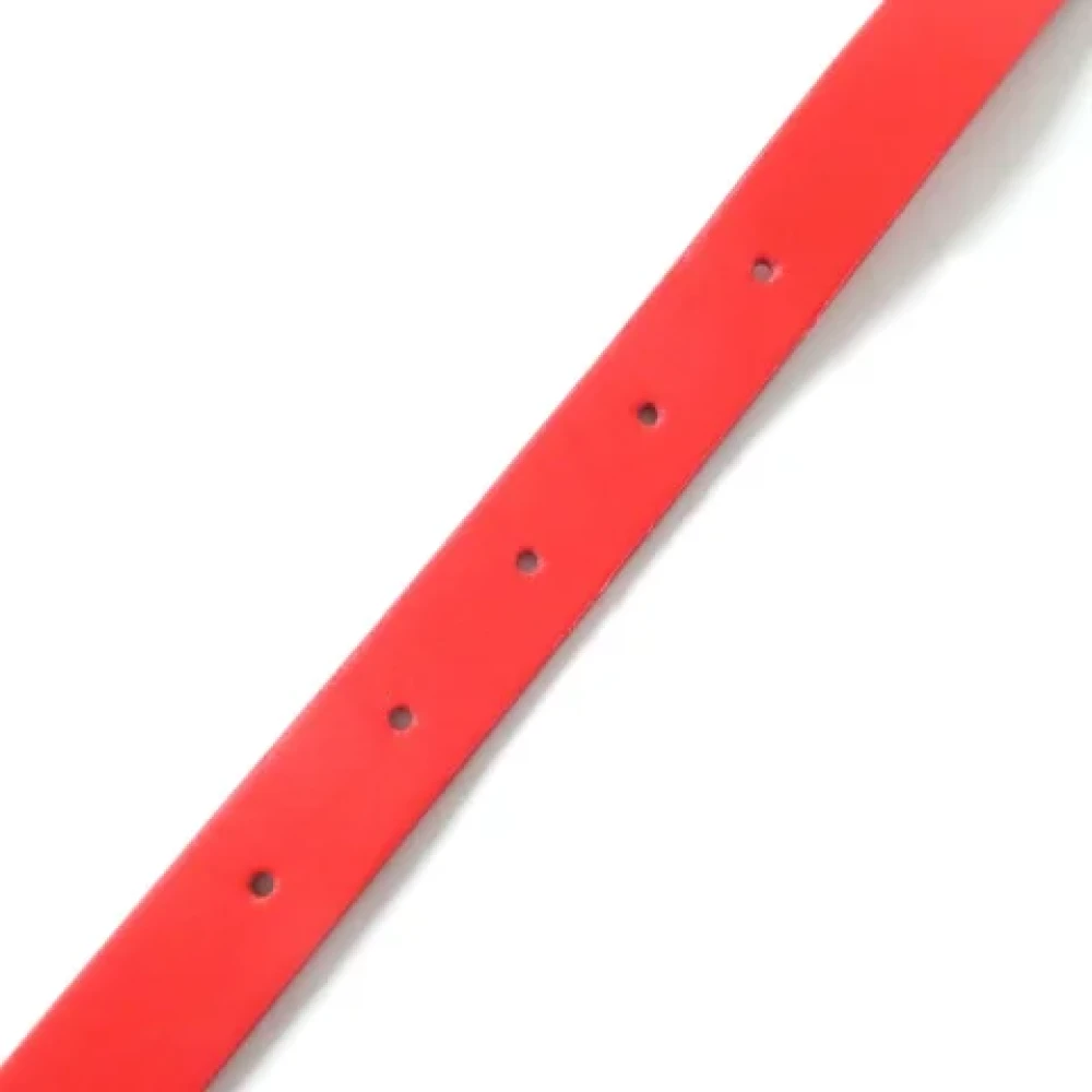 Bottega Veneta Vintage Pre-owned Leather belts Red Dames