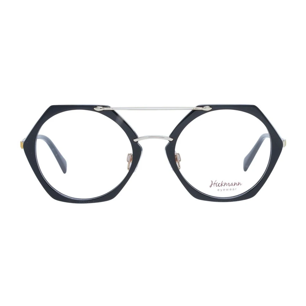 Ana Hickmann Zwarte Aviator Optische Frames met Demo Lenzen Black Dames